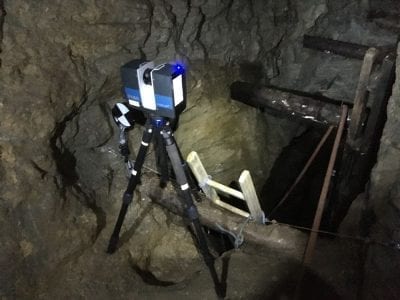 laser scanning underground